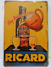 PLAQUE METAL VINTAGE 20X30