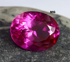 18.20 CT Naturel Ceylan Saphir Rose Coupe Ovale Certifié Ample Pierre Précieuse