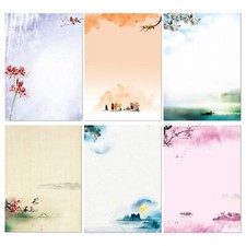 48 Feuilles Papier à Lettre - 24 pièces Enveloppes Auto-adhésives pour imprim...