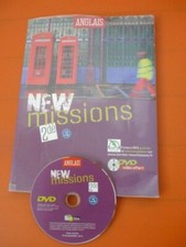 Livre scolaire Seconde 2nde NEW MISSIONS ANGLAIS BORDAS manuel + DVD