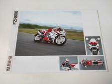 Yamaha FZR 600 de 1992 Prospectus Catalogue Brochure Moto