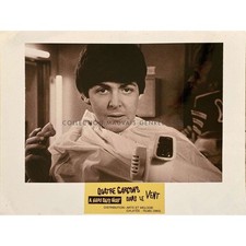A HARD DAY'S NIGHT French Lobby Card N02 - 10x12 in. - 1964/R1982 - Richard Lest