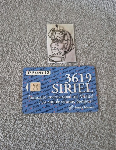 Ancienne carte téléphonique