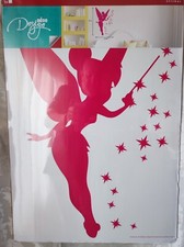Fée clochette autocollant sticker adhésif vinyl Décoration Enfant 65 X 45 cm