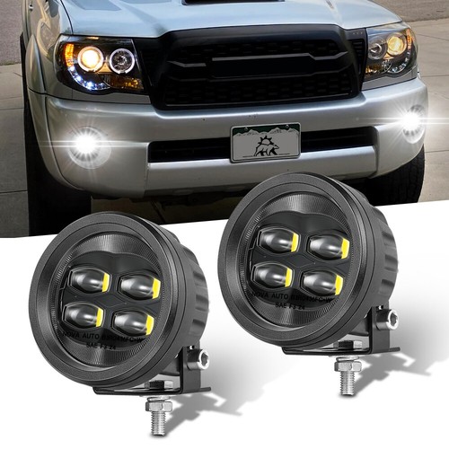 Sae white fog - lights, pair