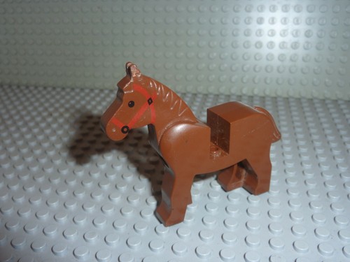Cheval lego minifig - minifig, oldbrown