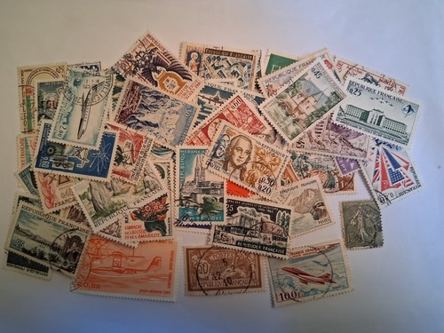 France lot 50 timbres - lot,