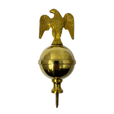 Laiton horloge fleuron balle - laiton,
