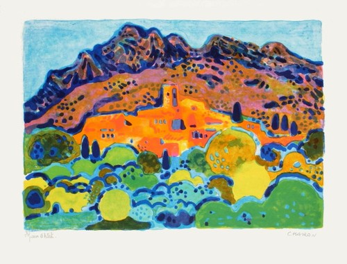 Guy charon lithographie - guy,