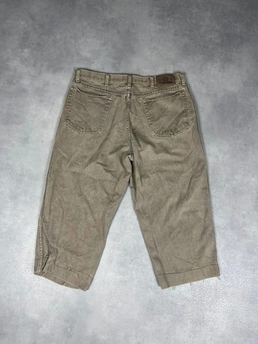 Jean court vintage kaki