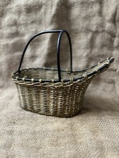 Porte Bouteille En Osier Rotin Vintage