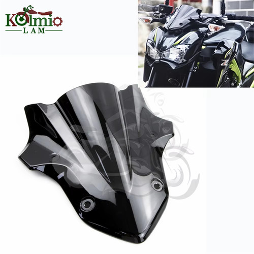 Pare brise moto noir adapté - pare-brise,