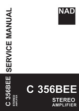 Service Manuel D'Instructions pour NAD C 356 Bee