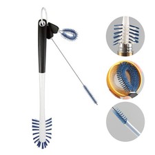  Goupillon Bouteille En Verre Brosse De Nettoyage Multifonction À D'alimentation