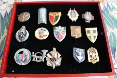Superbe plateau insignes - plateau, de