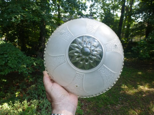 Vintage art deco glass - art, ceiling