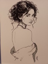 Dessin original dedicace - original, bd