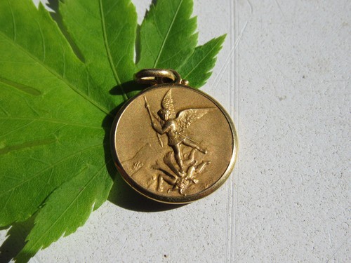 Ancien pendentif médaille - ancien,