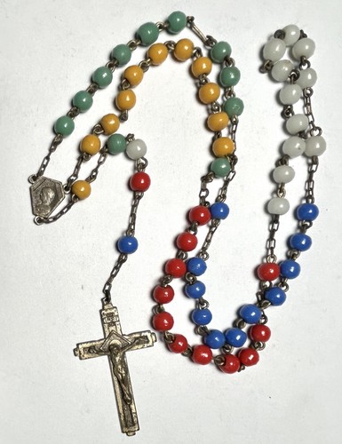 Chapelet perles multicolores - chapelet,,