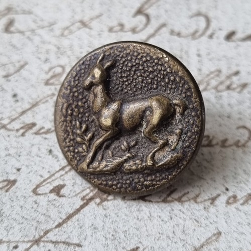 Bouton vénerie ancien - de,