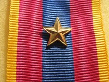 Agrafe Etoile Vermeil  pour citation Médaille Défense Nationale