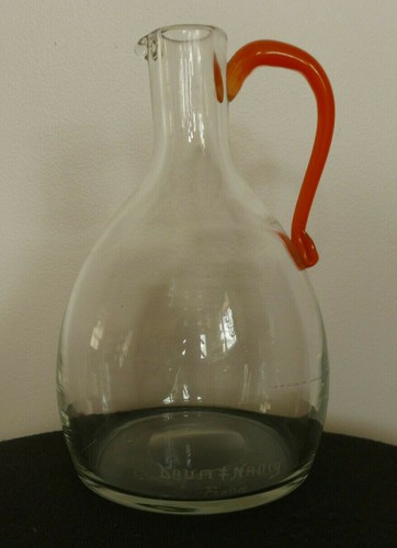 Pichet verre art nouveau 1900 - pichet,