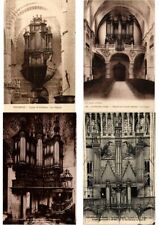 ORGAN, CHURCH ORGANS ORGUES FRANCE MUSIC 83 Vintage Postcards (L3413)