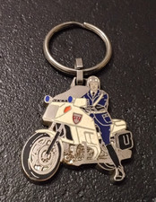 Porte Clés Motard Police Nationale CRS Compagnie Républicaine de Sécurité (C5)