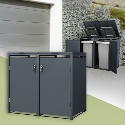 Abri pour poubelles 240l - 2,