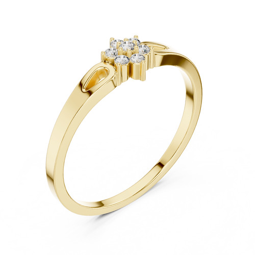 Bague diamant taille - , ronde