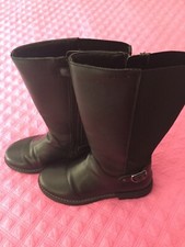 BOTTES HAUTES NOIRES FILLE "GEOX" RESPIRA OCCASION P-35