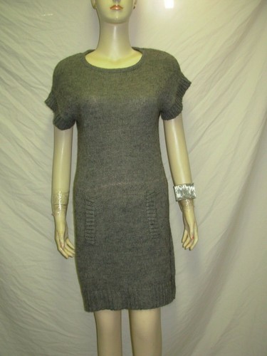 Phildar robe pull grise - robe, s
