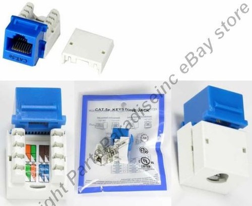 Lot10 cat5e rj45 - rj45, keystone