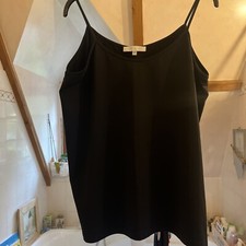 Anne Fontaine top Haut  caraco  Noir Neuf 46 48