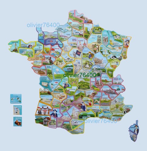 Magnet gaulois carte de - magnet,