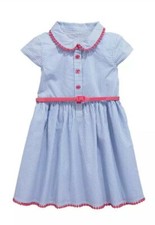 Robe rayée bleu et blanc