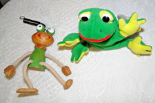 Lot 2 Grenouilles Collection Statuette Bibelot Décoration