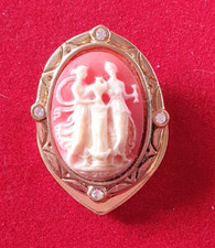 PINCE A FOULARD VINTAGE - DORE