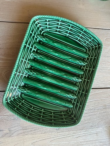 Plat ancien asperges - ancien, à