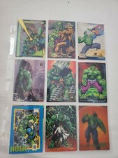 Lot of 9 Hulk Cards Including