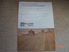 BROCHURE   PUBLICITAIRE   RAU-MAMMUT     RAU KOMBI SYSTEM   11/73