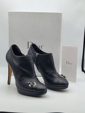 XM bottines Dior cuir noir
