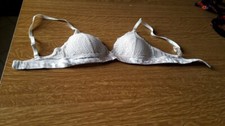 Soutien-gorge blanc crème sans armature bande velours FR 80A