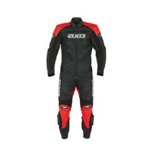 Combinaison de moto enfant Axo Monkey Junior Minimoto noir rouge protections ...