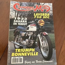 Chroniques Moto N° 36 1992 Laverda 750 SFC Triumph Bonneville Vespa Acma 150 etc