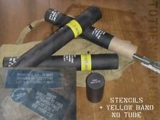 KIT POCHOIR STENCIL MARQUAGE POUR  1 TUBE ROQUETTE M6A3 BAZOOKA jeep willys us