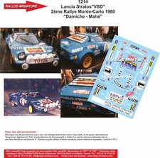 Decals ref 1214 lancia - 1214,