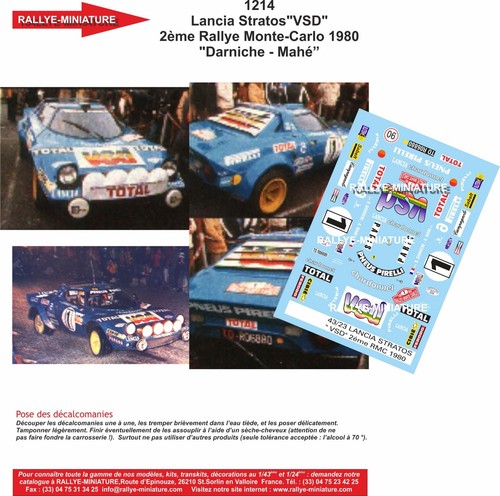 Decals ref 1214 lancia - decals,