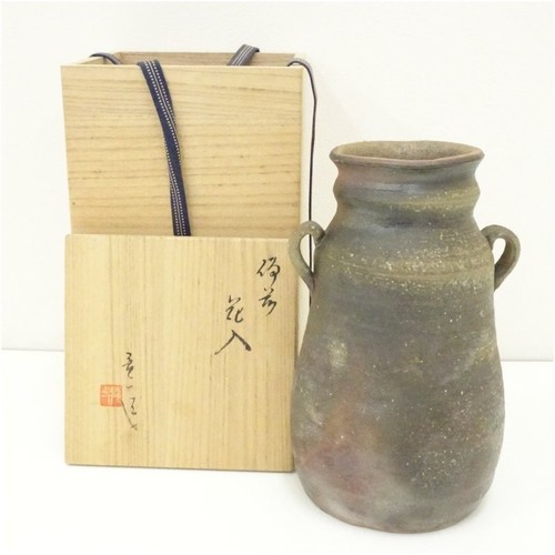 Vase ikebana japonais bizen - japonais,
