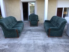 canapé 3 places tissu